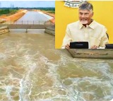 Chandrababu Naidu Elated by Krishna Water Flow in Handri Neeva