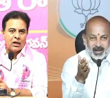 KTR Sends Legal Notice to Bandi Sanjay Over Phone Tapping Allegations