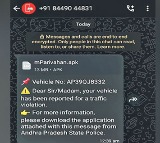 Cyber Fraud Man Loses Rs 136 Lakh in Traffic Challan Scam