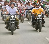 Rahul Gandhi Tejashwi Yadav Bike Rally in Bihar Sparks Controversy