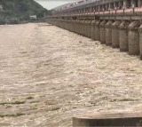 Prakasam Barrage Sees Massive Flood Flow Again Over 3 Lakh Cusecs Released