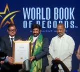 Balakrishna Receives World Book of Records Award