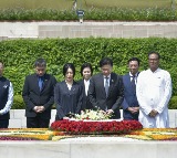 Singapore PM Lawrence Wong pays tribute to Mahatma Gandhi at Raj Ghat