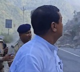 Uttarakhand MP Anil Baluni narrowly escapes landslide on Badrinath Highway