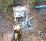 HYDRA Demolishes Illegal Structures in Gajularamaram