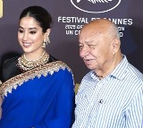 Janhvi Kapoor all smiles as she poses with Sushil Kumar Shinde, grandfather of boyfriend Shikhar Pahariya