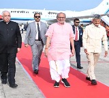 CP Radhakrishnan Visits AP Chandrababu and Lokesh Welcome