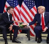 Macron says Trump Nobel Prize depends on Gaza Israel peace