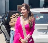 Sreeleela Spotted at Bollywood Heros Family Event