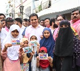 BRS distributes 'Congress debt cards' in Jubilee Hills to highlight 'unkept' promises