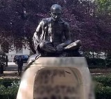 Mahatma Gandhi Statue Vandalized in London India Condemns Act