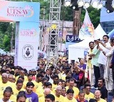 Sharwanand Participates in Swachhdaan Marathon Run