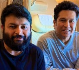 Thaman travels with Sachin Tendulkar gets batting compliment