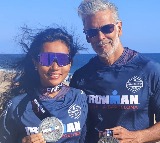 Milind Soman congratulates wife Ankita on becoming the first Assamese woman to complete Ironman