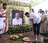 Nara Lokesh Pays Tribute to Uncle Nara Ramamurthy Naidu in Naravaripalle