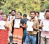 AP DSC Candidates Protest at Secretariat Demanding Justice