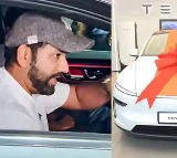 Rohit Sharma Joins Tesla Club Buys New Car