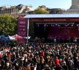 Sadiq Khan Celebrates Diwali in London at Trafalgar Square
