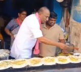 Malla Reddys Unique Election Campaign Dosa Making and Banana Selling
