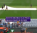 Rain reduces India vs Australia ODI to 35 overs Iyer and Patel batting
