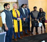 Nara Lokesh Meets Australian Minister Andrew Giles on Skill Development