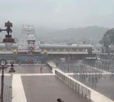 Tirumala Heavy Rain Disrupts Devotees Life Video