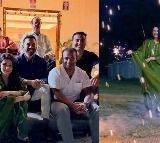 Samantha Celebrates Diwali with Raj Nidimoru Photos Viral