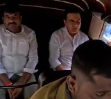 KTR Rides in Auto Previously Used by Rahul Gandhi