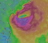 Cyclone Montha nearing Kakinada Red Alert for Coastal Districts