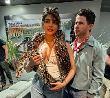 Priyanka Chopra poses with a snake around her neck; Nick Jonas says 'loving the new jewellery'