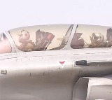 Droupadi Murmu flies in Rafale fighter jet at Ambala Airbase