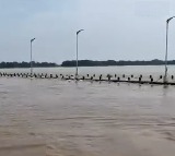 Munneru River in Spate Disrupts Traffic in NTR District