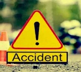 AP Road Accident Private Bus Collides With Eicher Vehicle