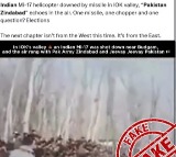 Viral video claiming Mi-17 helicopter shot down in Kashmir is fake, says PIB