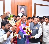 Azharuddin takes charge as Telangana Cabinet minister