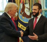 Trump Jokes With Syrian President al Shara About Wives