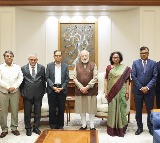 Prime Minister Modi meets 16th Finance Commission's delegation