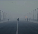 India Gate Disappears in Smog at Kartavya Path Delhi