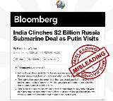 'Misleading': Govt refutes news report on new $2 bn India-Russia nuclear submarine deal