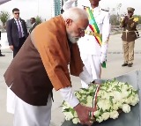 PM Modi lays wreath at Adwa Victory Monument in Ethiopia