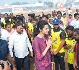 Nara Brahmani Inaugurates MPL Season 4 at Nara Lokesh Sports Ground
