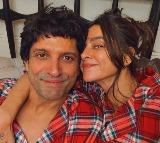 Shibani Akhtar twins with hubby Farhan Akhtar as they celebrate the most beautiful time of the year