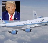 Donald Trump Air Force One returns after technical issue