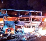 Nandyala Road Accident Three Burnt Alive in Horrific Crash