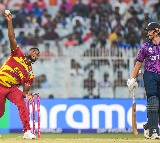 Romario Shepherd Takes Hat Trick in T20 World Cup Opener