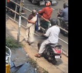 CV Anand Shares Video of Elderly Woman Blocking Scooter on Footpath
