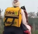Rajasthan Man Delivers Blinkit Orders on Horse