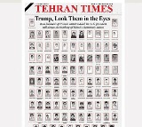 Tehran Times Front Page Trump Look Them In The Eyes