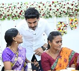 Nara Lokesh Dines with Differently Abled Individuals