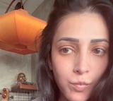 Shruti Haasan tries a fun snack recipe on her day off